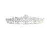 Girls Communion Crystal Tiara with delicate leaf pattern design