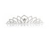 Girls Communion Crystal Tiara with lotus petal inspired design