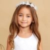 Girls Communion Crystal Crown with sparkling clear crystals