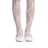 baby girl white bow pattern tights for infants toddlers special occasions