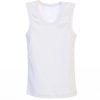 Classic Baby Undergarment made of soft white cotton sleeveless top