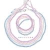BIANCA 1 Girls Communion Pearl Jewelry Set in pink, blue, and white