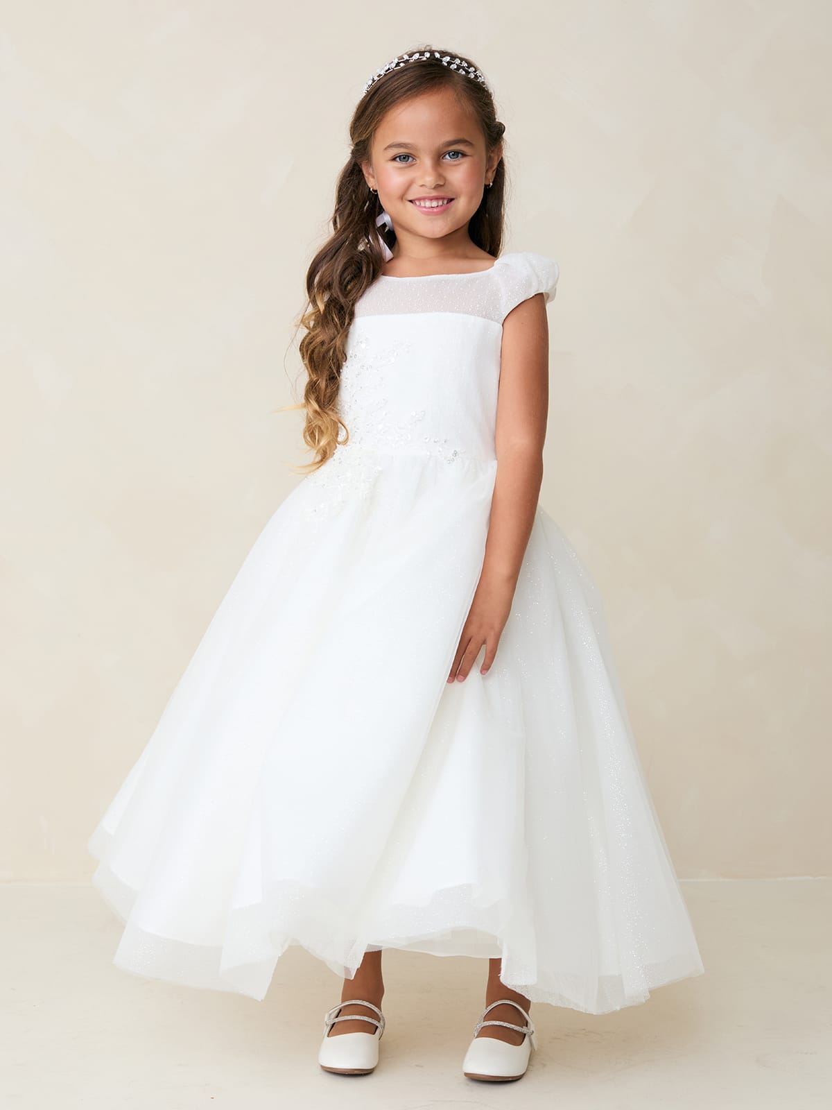 glitter garden cap sleeve dress ACACIA – Flower Girl US: whsale