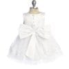 JANE – Adorable Baby Girls Lace Shoulder Satin Bodice Flower Girl Dress & Formal Kids Dress 1 jane-5911-white-kids-communion-dress-back-view