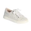 SUKI – Glitter Girls Shoes With Satin Tape Laces 3 suki-s189-white-kids-shoes-front-view